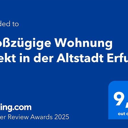 Grosszuegige Wohnung Direkt In Der Altstadt Erfurts Exterior foto